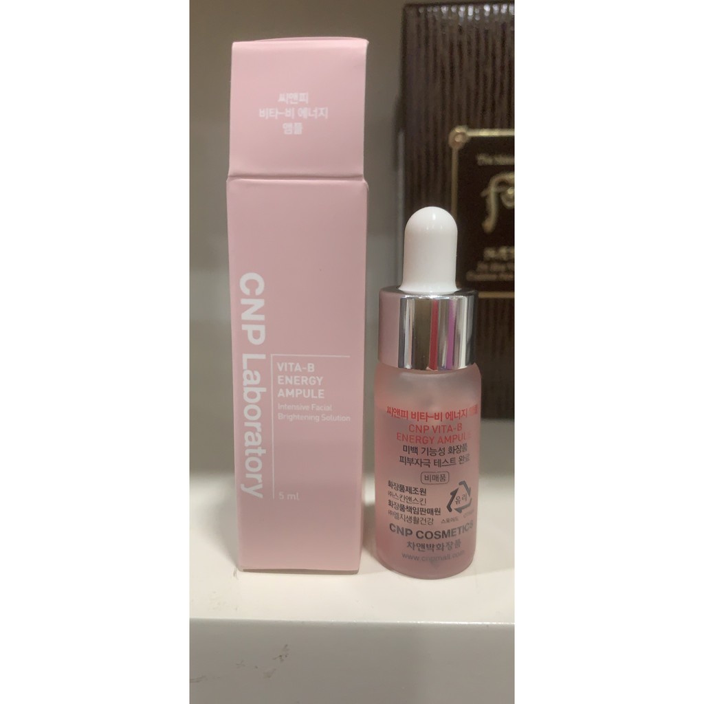 Tinh chất hồng 7 loại Vitamin B phục hồi và làm sáng da CNP Laboratory Vita-B Energy Ampule 5ml - Chính hãng LG Hàn Quốc
