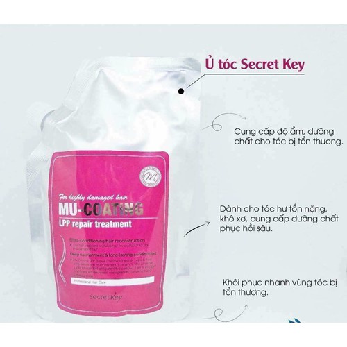 Kem Ủ Tóc Secret Key Mu-Coating LPP Repair Treatment