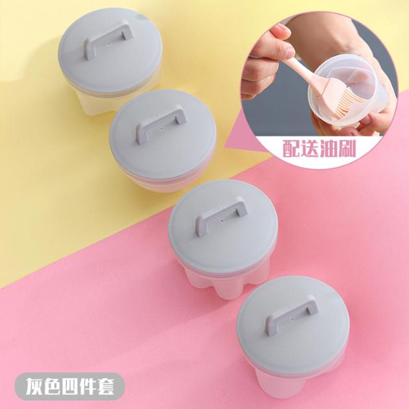[FREESHIP] Set 4 khuôn hấp trứng làm bánh ăn dặm cho bé khuôn nhựa chịu nhiệt cao cấp