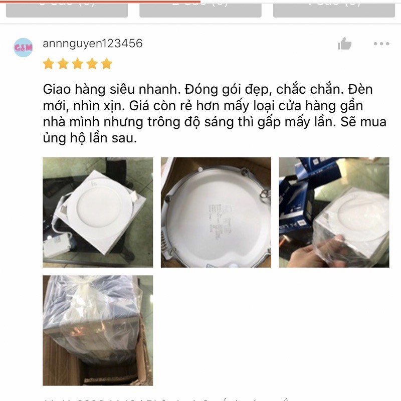 Đèn Led Âm Trần Siêu Mỏng hàng Công ty chính hãng 6w-9 siêu sáng, siêu tiết kiệm điện, bảo hành 18 tháng | BigBuy360 - bigbuy360.vn