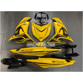 Áo Ex150 vang đen, trắng đen , cam den Movistar