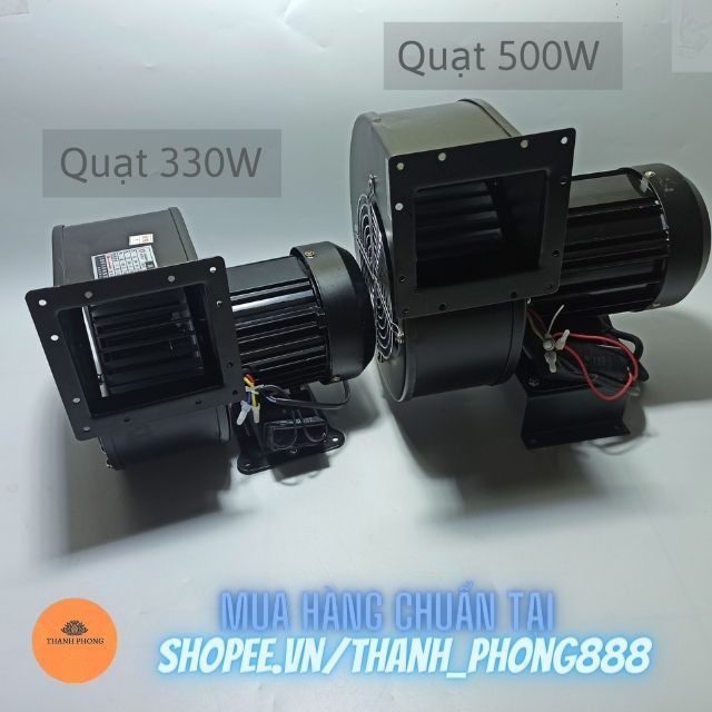 Quạt Sò Ly Tâm Hình Sên Hút Ly Tâm 330W 500W 220V