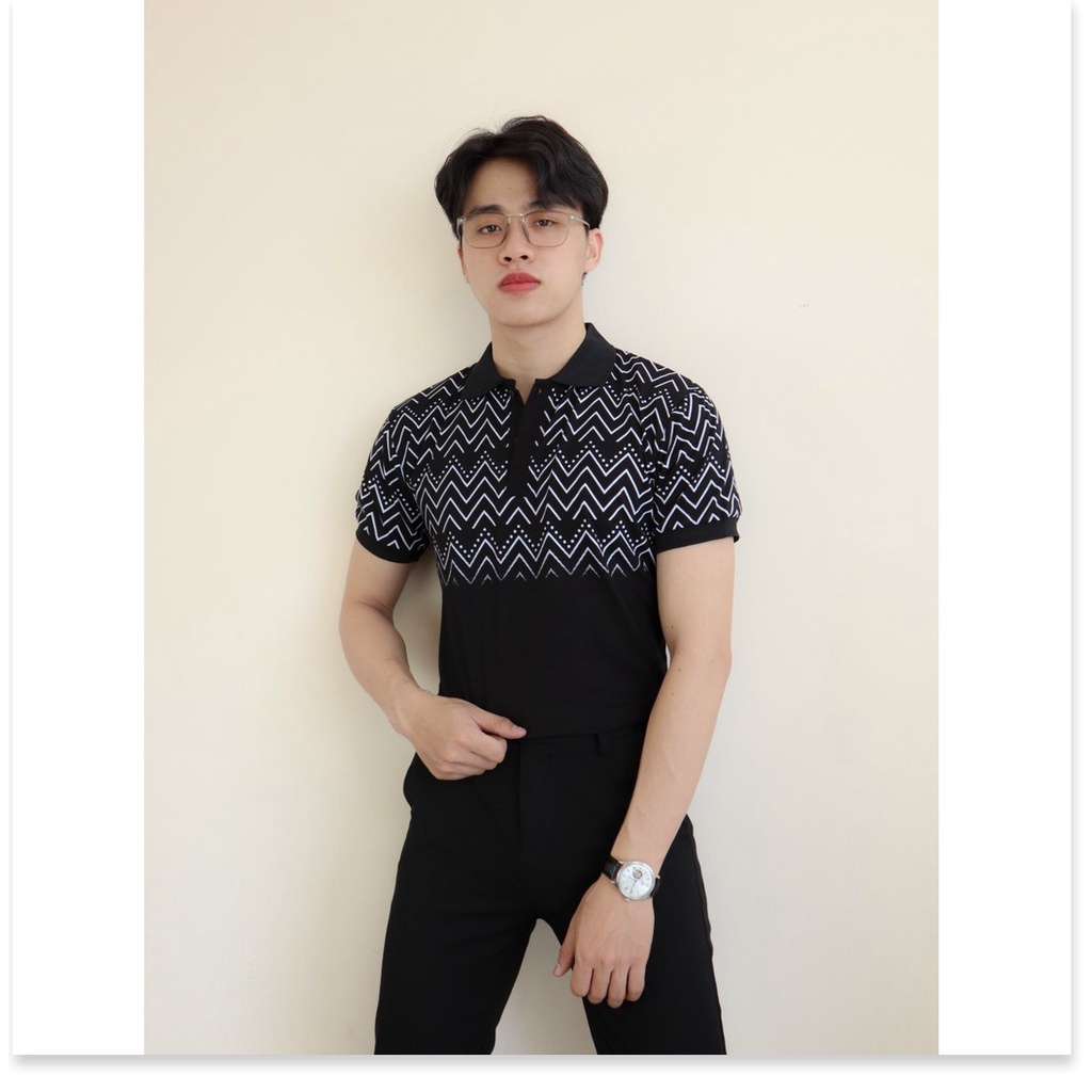 Áo thun cổ trụ ngắn tay phong cách lịch lãm KOKO MI FASHION