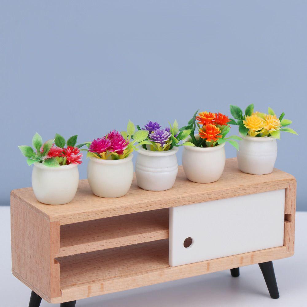 Giỏ Đựng Hoa Trang Trí Nội Thất Nhà Búp Bê