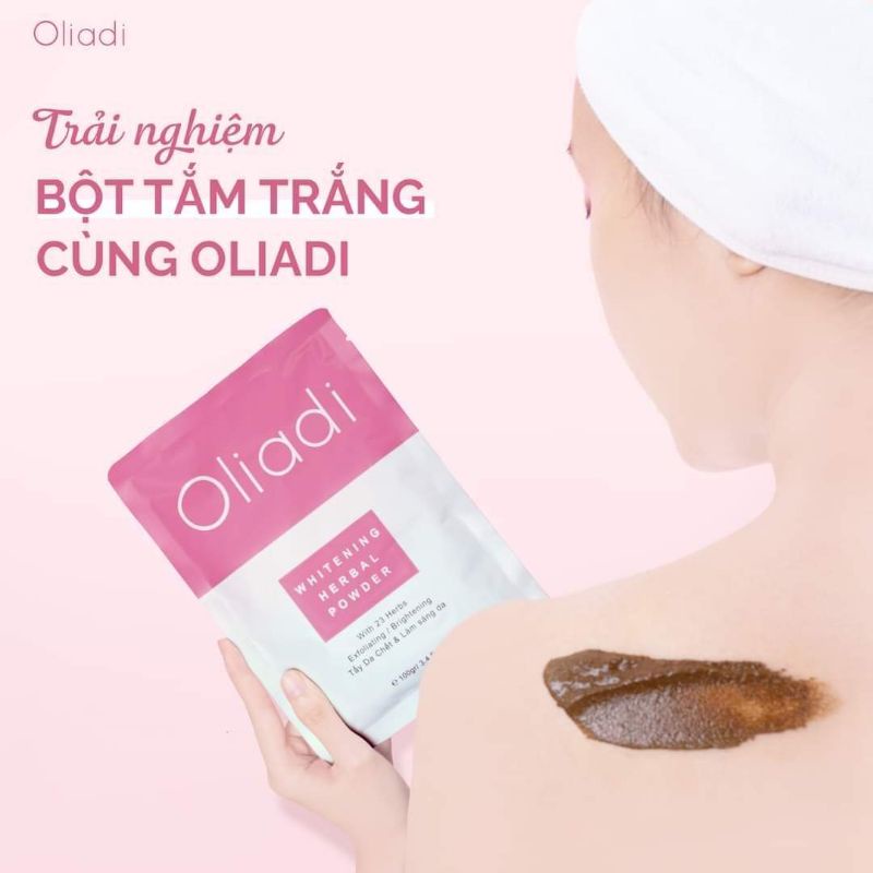 Bột tắm trắng thảo mộc Oliadi