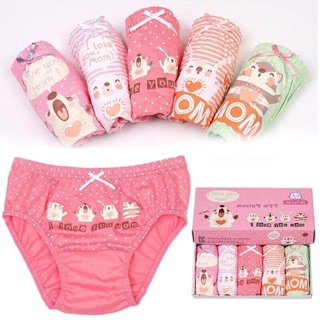 👫👫 👫👫 Set 5 quần lót Hàn Quốc cho bé trai, gái Mr Kids