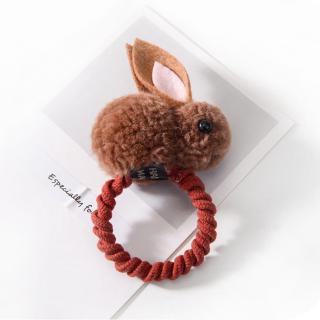Dây Buộc Tóc Co Dãn Hình Thỏ Dễ Thương Cho Nữ
