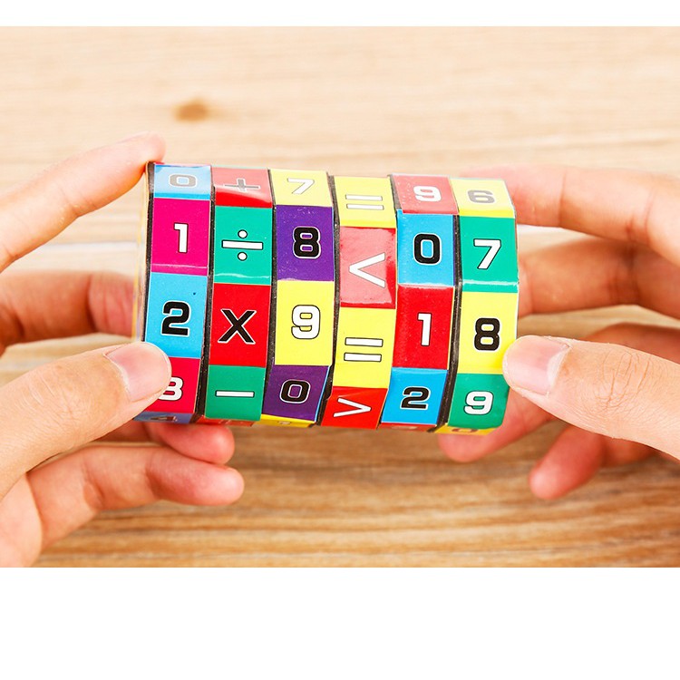 Rubic Toán Học Đồ Chơi Cho Bé Học Toán Làm Quen Chữ Số Và Phép Tính