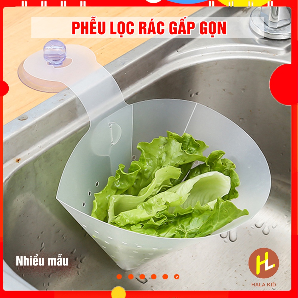 Phễu lọc rác gấp gọn tiện lợi cho gia đình