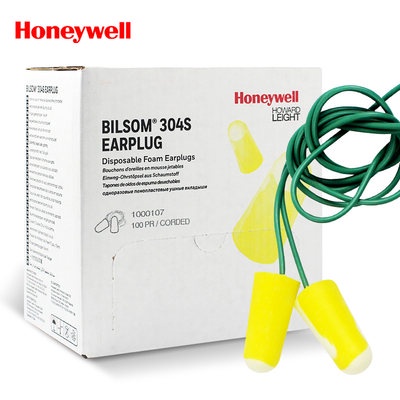 Nút tai nghe loại đàn hồi dây đeo Honeywell 304S giảm tiếng ồn cách âm