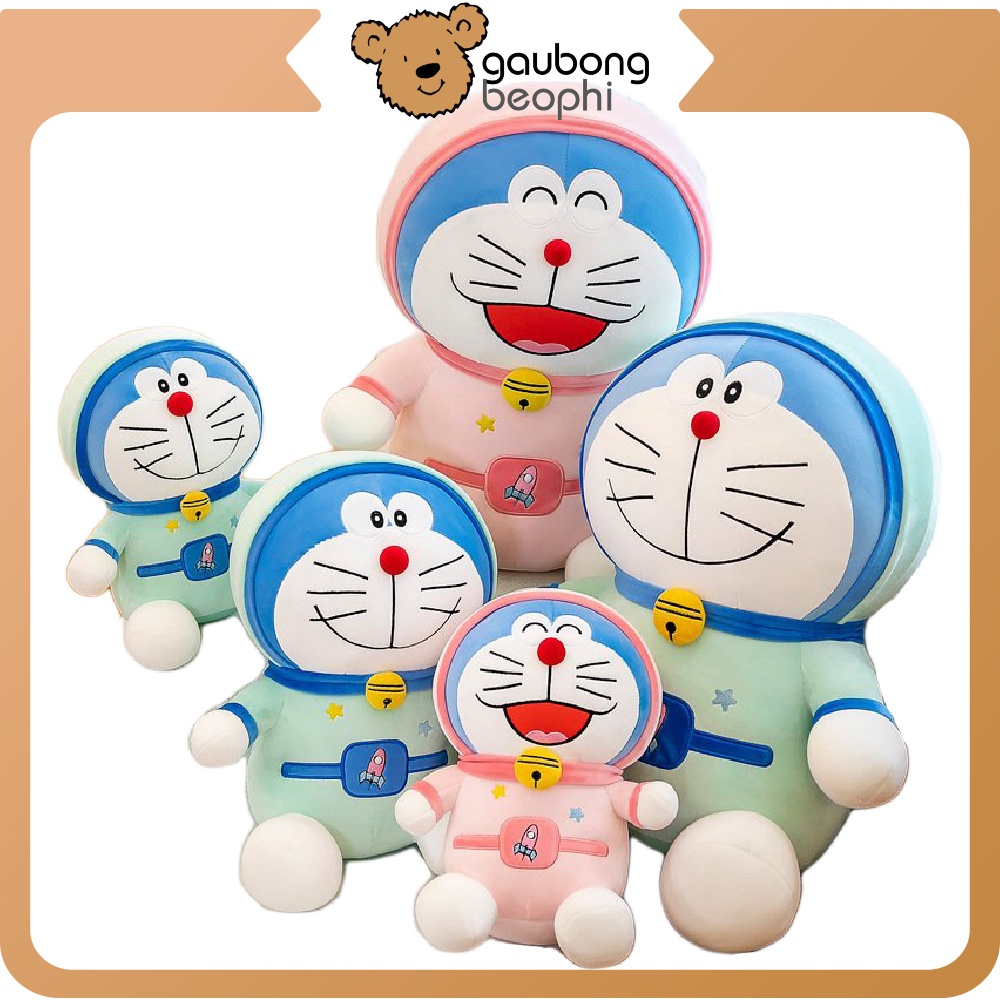 Gấu Bông Đôrêmon Phi Hành Gia GauBongBeoPhi Cute, Nhiều Kích Thước, Mềm Mại Cao Cấp, Qùa Tặng Cho Mọi Lứa Tuổi