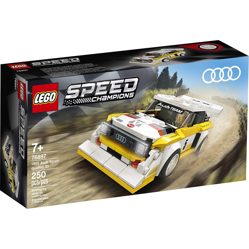 76897 LEGO 1985 Audi Sport Quattro S1 - Xe đua Audi Sport Quattro S1