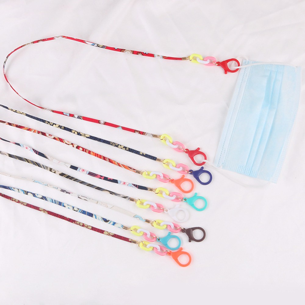 Dây Đeo Khẩu Trang 72cm Họa Tiết Thổ Cẩm Cho Bé