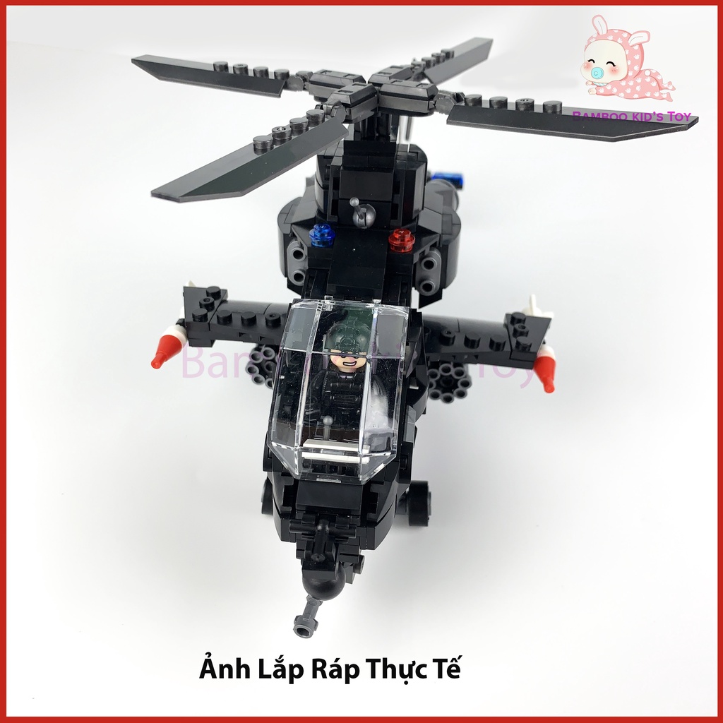 Đồ chơi lắp ráp, Đồ chơi xếp hình lực lượng đặc biệt nhiều chi tiết cho bé thỏa sức sáng tạo