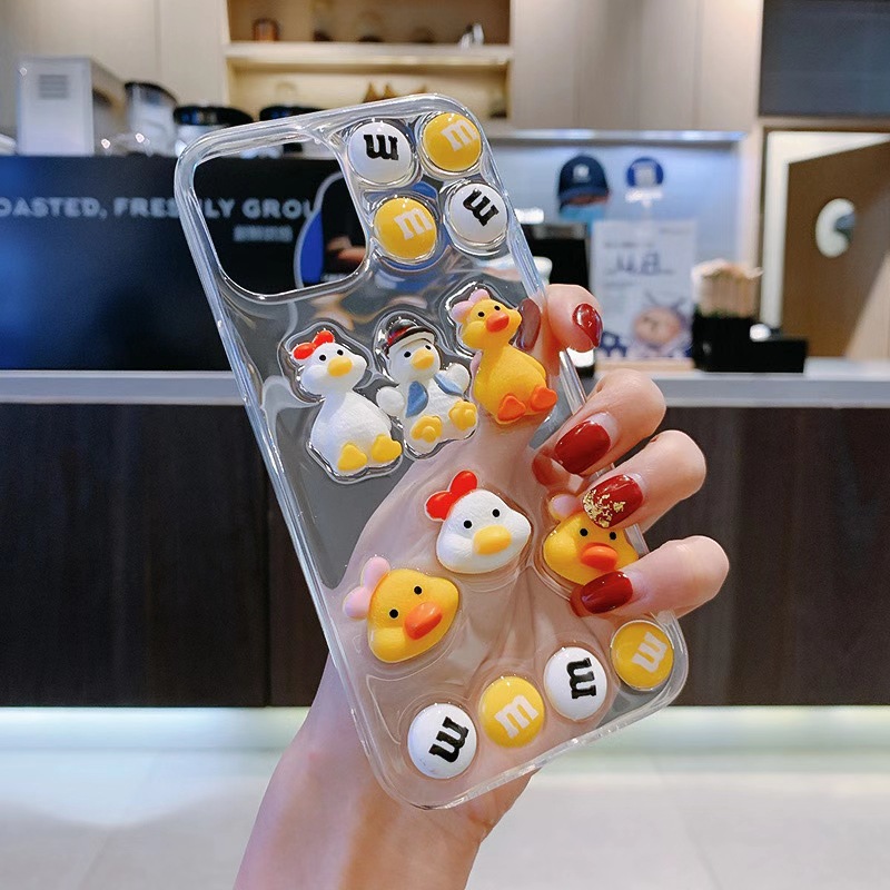 Ốp điện thoại họa tiết vịt dễ thương cho Apple iPhone Xs Max 11 / 12PR / Max / Mini X / XS | BigBuy360 - bigbuy360.vn
