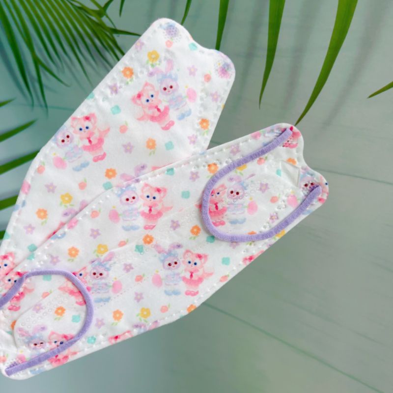 [ Mẫu Mới Về ] Gói 10 Chiếc Khẩu Trang KF94 Hoạ Tiết Siêu Dễ Thương Size Người Lớn