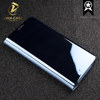 Bao da Clear View tráng gương dành cho Samsung A9 2018