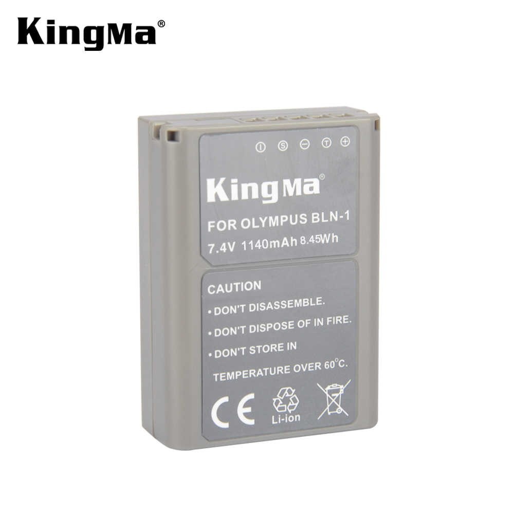 Bộ 1pin 1 sạc Kingma cho OLYMPUS BLN-1 + Hộp đựng Pin, Thẻ nhớ