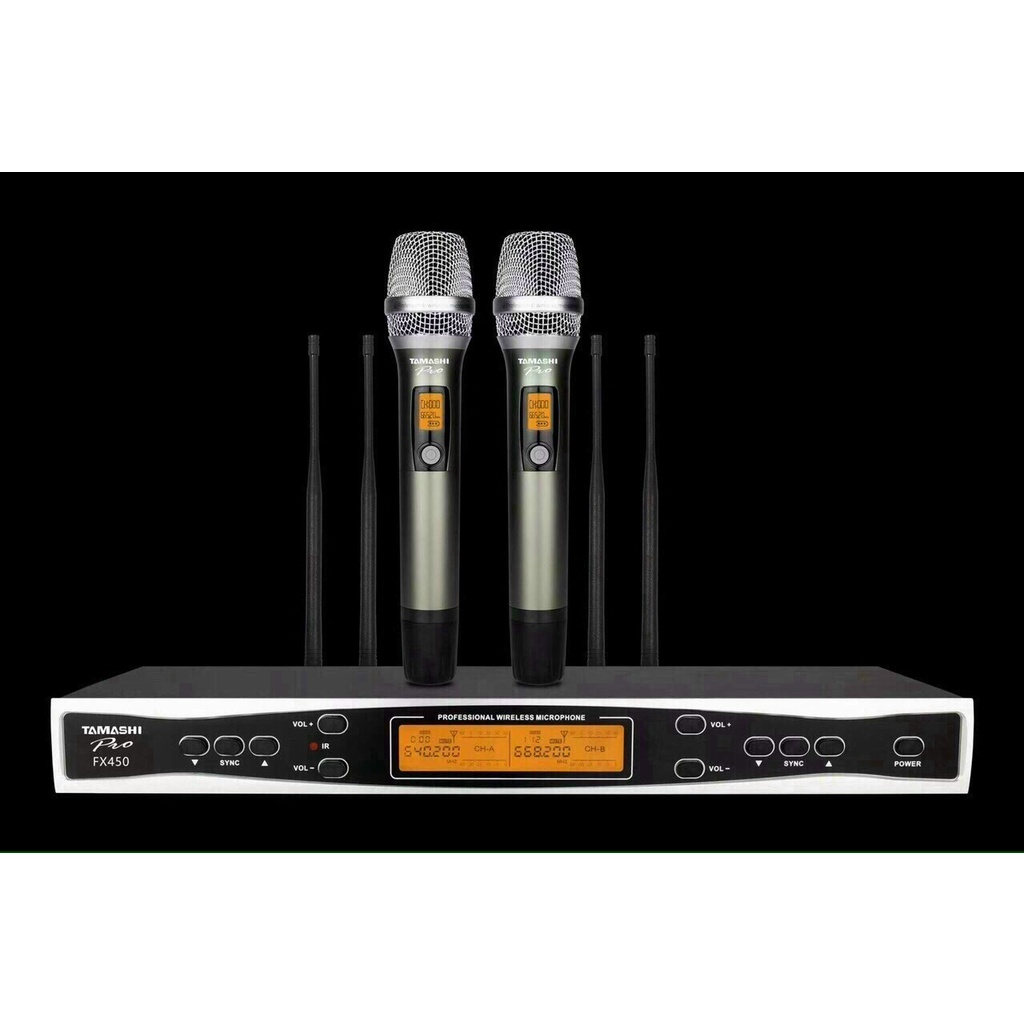 Mic không dây TAMASHI FX450 FX 450 chính hãng - micro thông minh hát cực hay