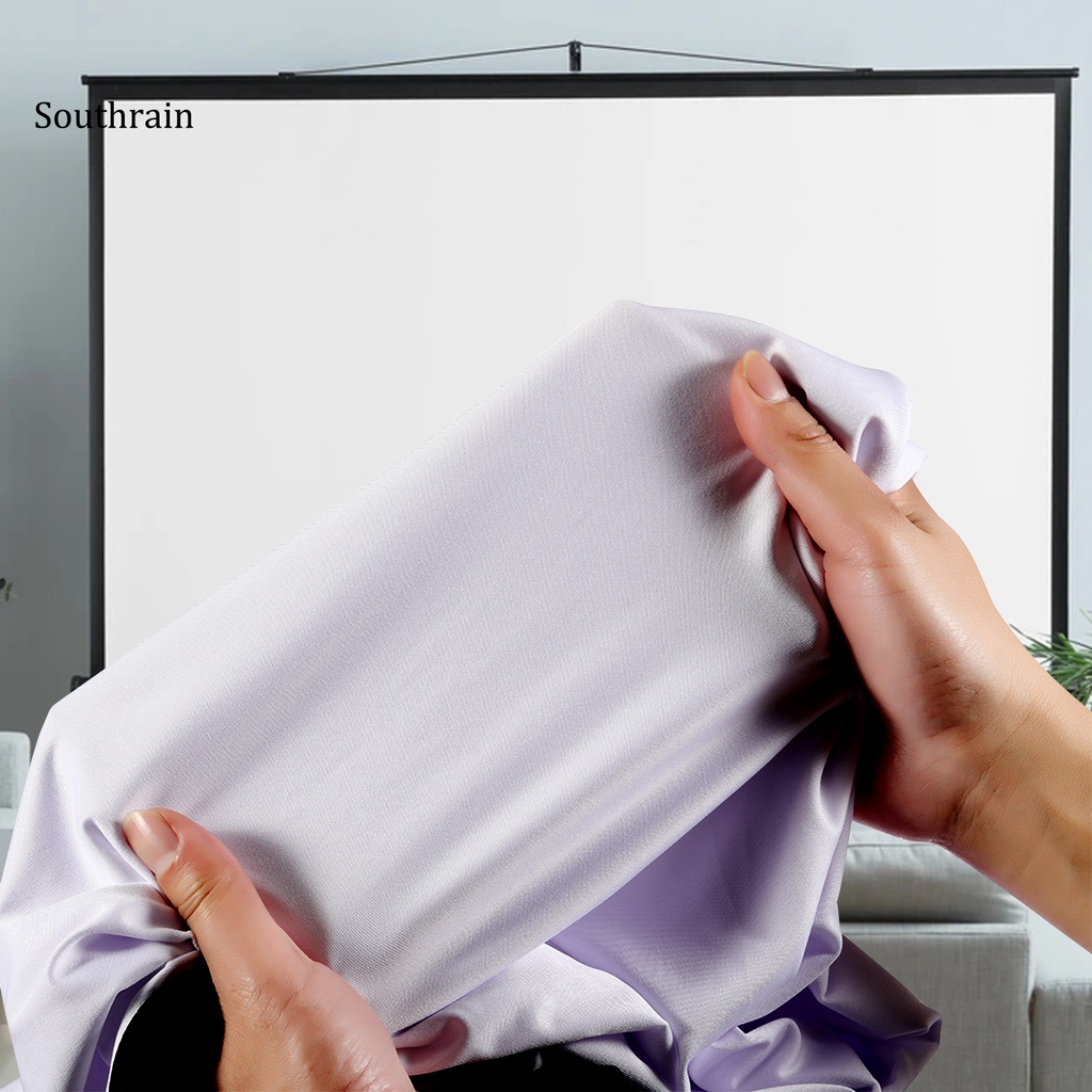 SOUN 16:9 Movie Screen 60 Inch 16:9 Simple Thick Projection Movie Screen Long Service Life for Movie