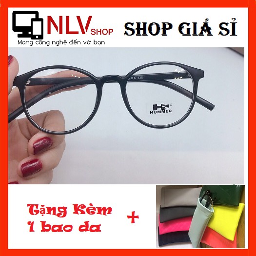 (13)Tặng Kèm Bao Da Mắt Kính - Kính Giả Cận Thời Trang Cao Cấp - Mắt Kính Thời Trang Sang Trọng