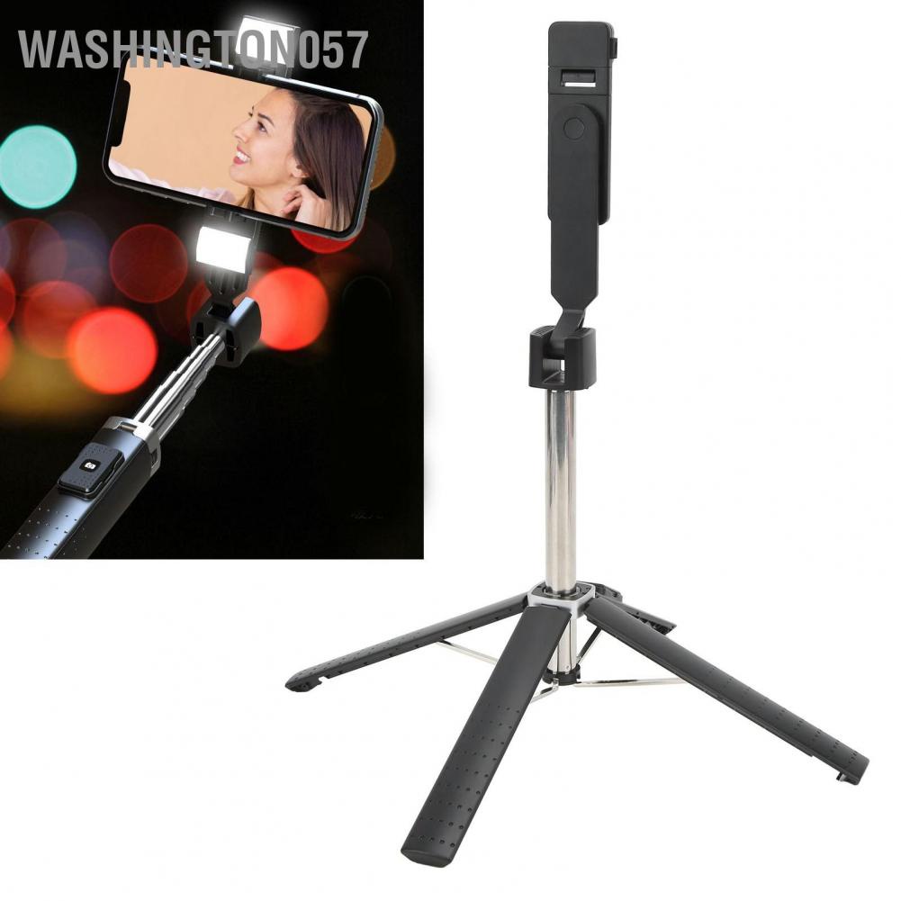 Có thể bán buôn Gậy chụp ảnh tự sướng 360 độ Đèn LED có thể xoay 3 mức Điều chỉnh độ sáng Điều khiển từ xa không dây Hàng giao ngayWashington057