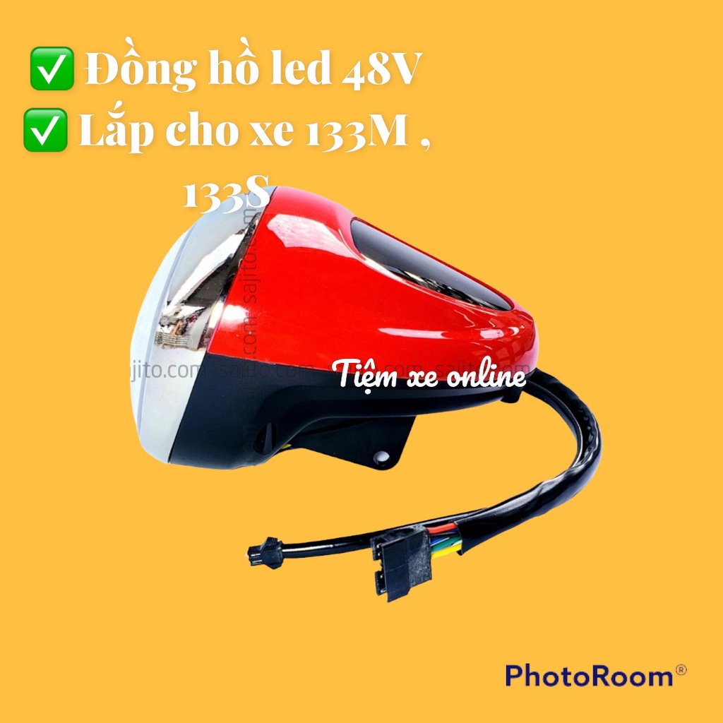 Đồng hồ báo điện, báo tốc độ xe điện M10 - 48V