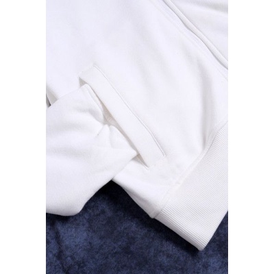 Áo khoác nỉ R.rig có mũ phối trắng xám