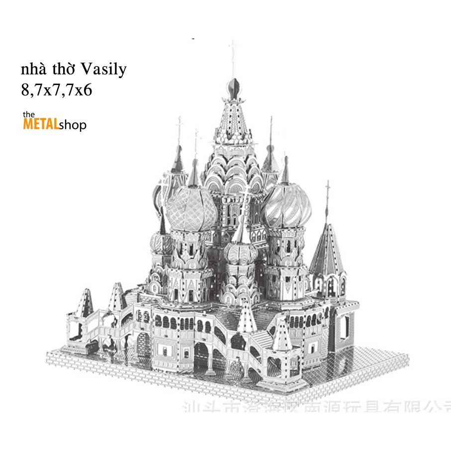 Mô Hình Lắp Ráp 3d kim loại công trình kiến trúc nổi tiếng