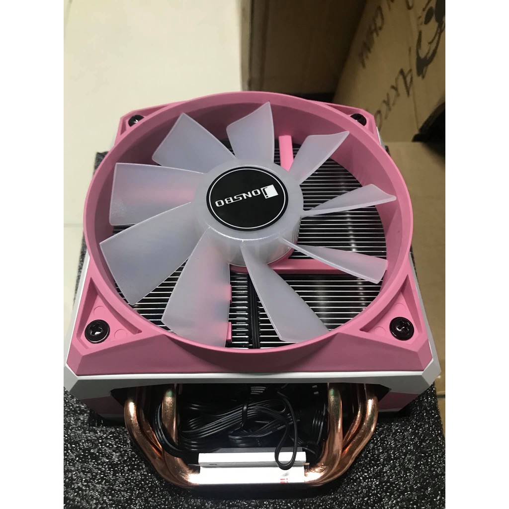 [Quạt Tản Nhiệt] Tản nhiệt khí CPU Jonsbo CR-1100 ARGB Sync màu hồng (Pink) - Bảo hành 12 tháng