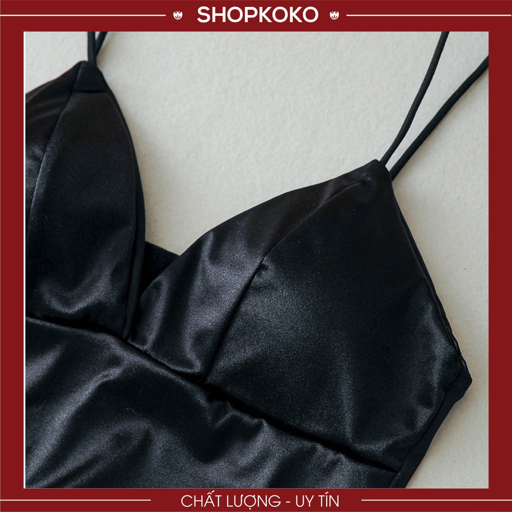 Áo Bra Satin Bản To❣️❣️FREESHIP❣️❣️ Áo Lót Satin Phi Bóng 264 | BigBuy360 - bigbuy360.vn