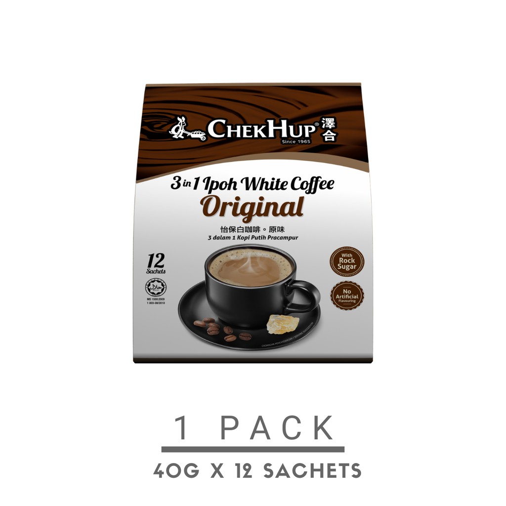 Cà phê trắng Chek Hup White Coffee 3 in 1 Original - Truyền thống