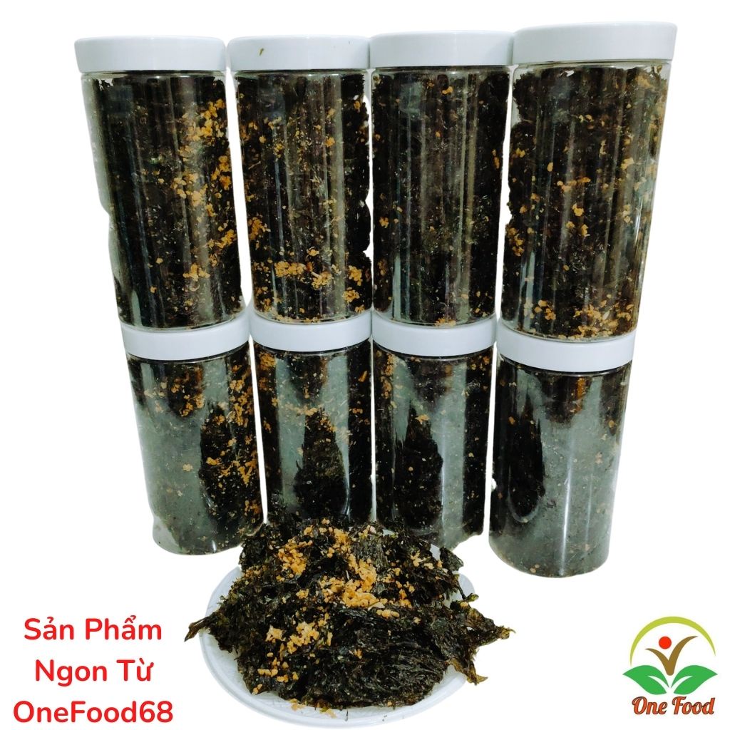 Rong Biển Cháy Tỏi Loại 1, RONG BIỂN CHÁY TỎI MÈ RANG, Đồ Ăn Vặt Hà Nội, OneFood68