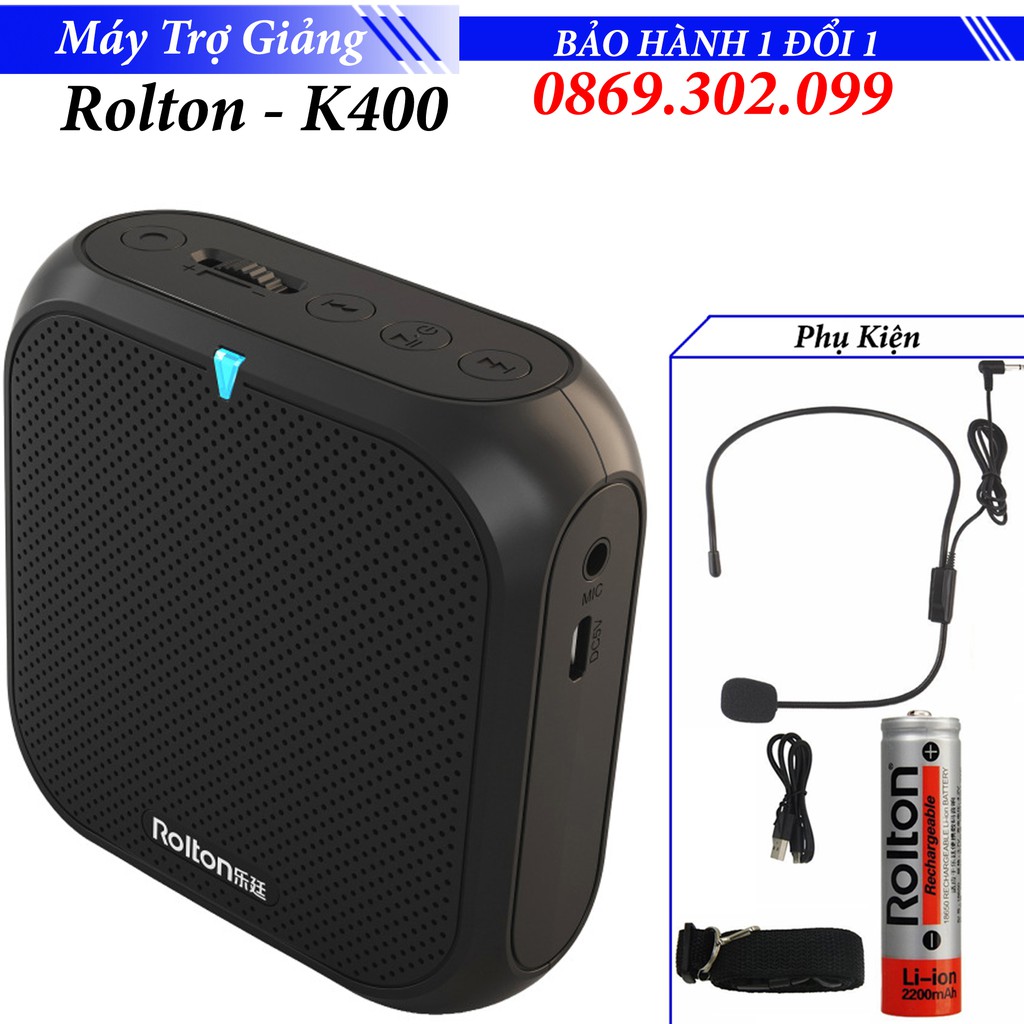 Máy Trợ Giảng Mini 4 trong 1 Rolton K400