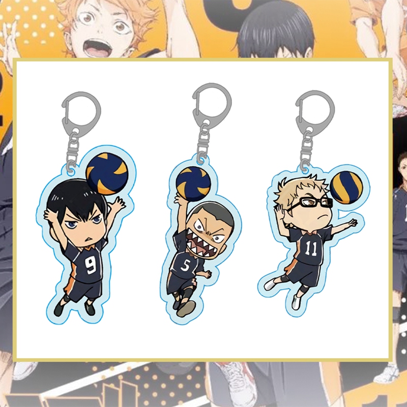 Dây Móc Khóa Acrylic Nhân Vật Haikyuu Haikyuu