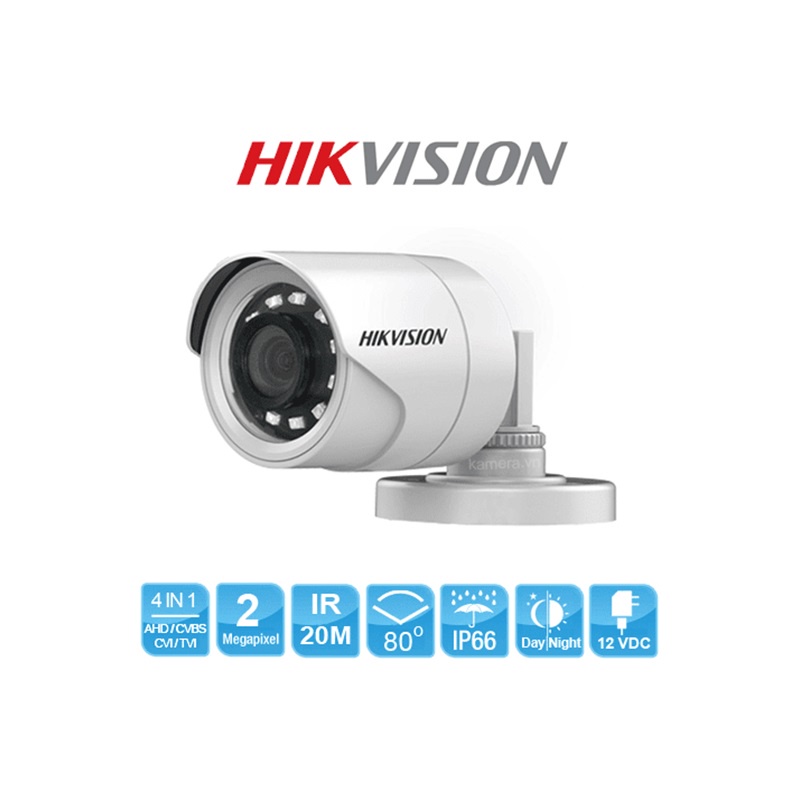 FREESHIPBỘ CAMERA GIÁM SÁT HIKVISION 2.0MP, FHD 1080P - BỘ [1/2/3/4] CAMERA, KÈM ĐỦ PHỤ KIỆN - HÀNG CHÍNH HÃNG