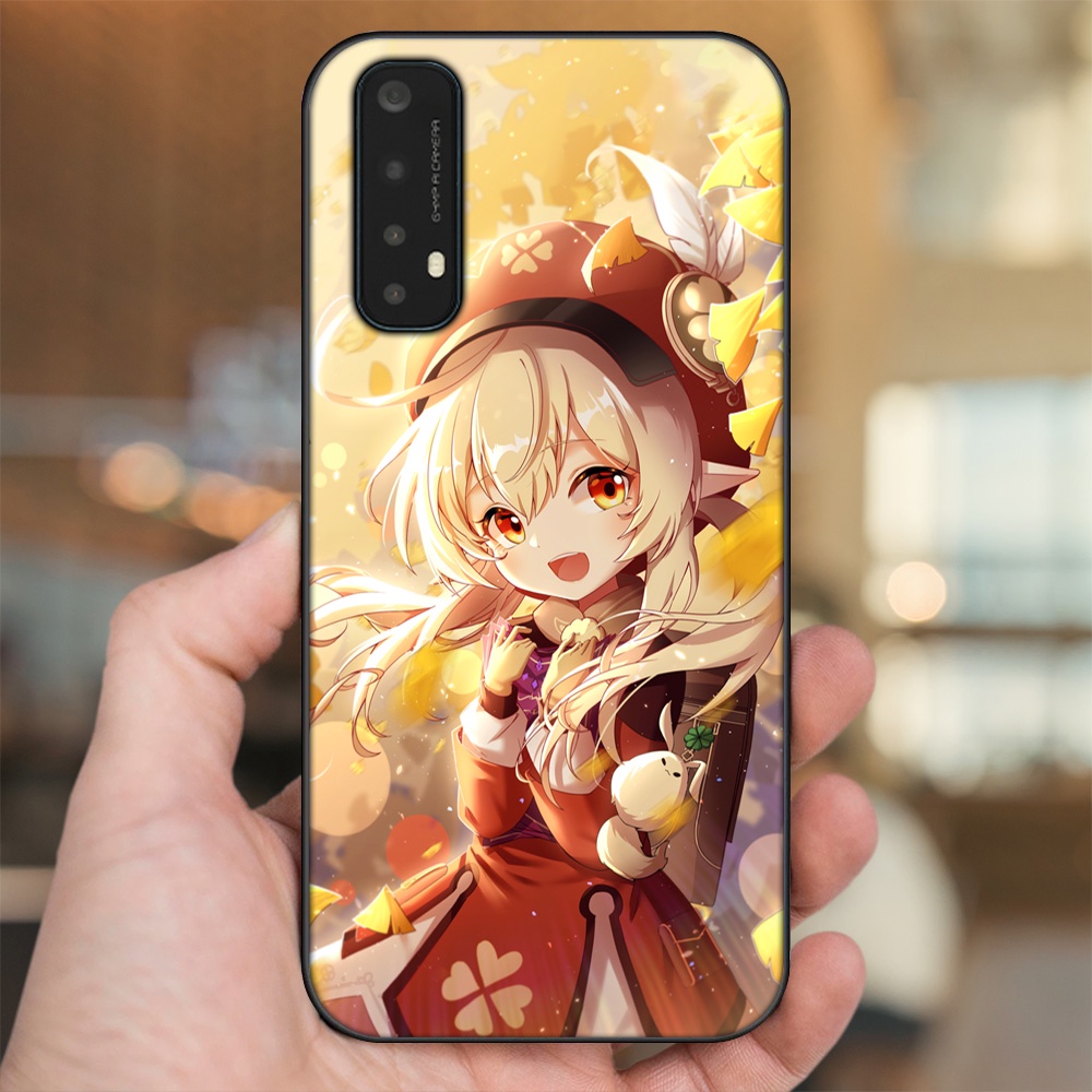 Ốp lưng Realme 7 viền đen in hình Klee Genshin Impact