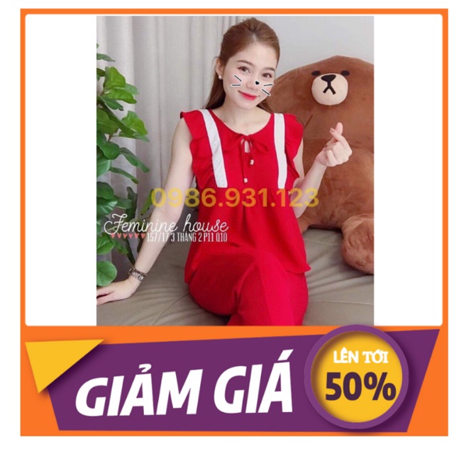 Đồ Bộ Mặc Ở Nhà Chất Đủi Mát Mịn T501 Size L 50-60kg