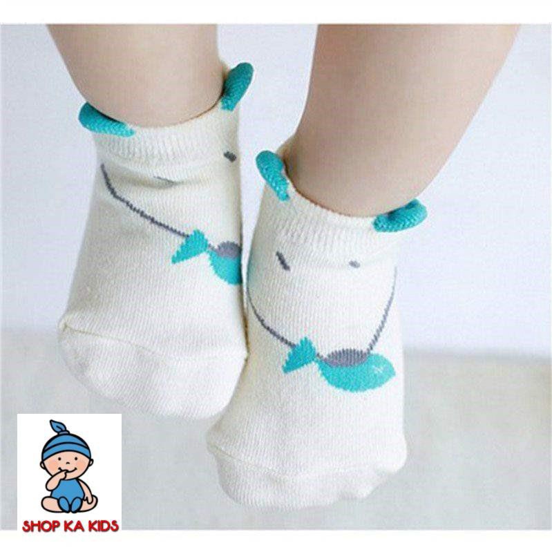 [ Bán sỉ/ lẻ ] Tất Trẻ em Kid (0-6 tháng) xuất hàn có đế chống trơn trượt cho bé