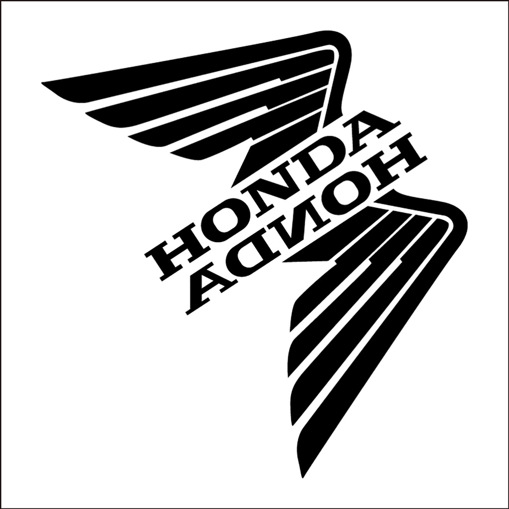 Decal DáN PhảN Quang HìNh CáNh Thiên ThầN Cho Xe MáY Honda