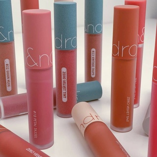 Son Romand Zero Velvet Tint mới (gồm 25 mã màu)