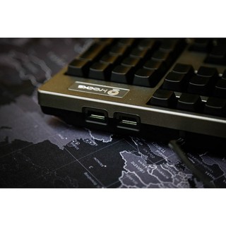 Phím cơ IRock K68MS Cherry MX Blue switch/ White Led/ dây liền