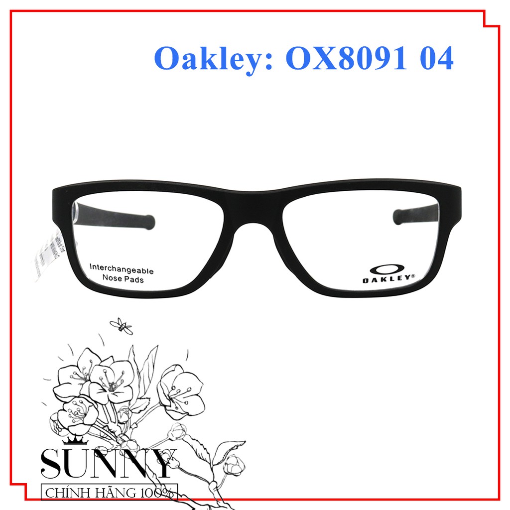 Gọng kính Oakley OX8091 04 chính hãng Italia, bảo hành toàn quốc