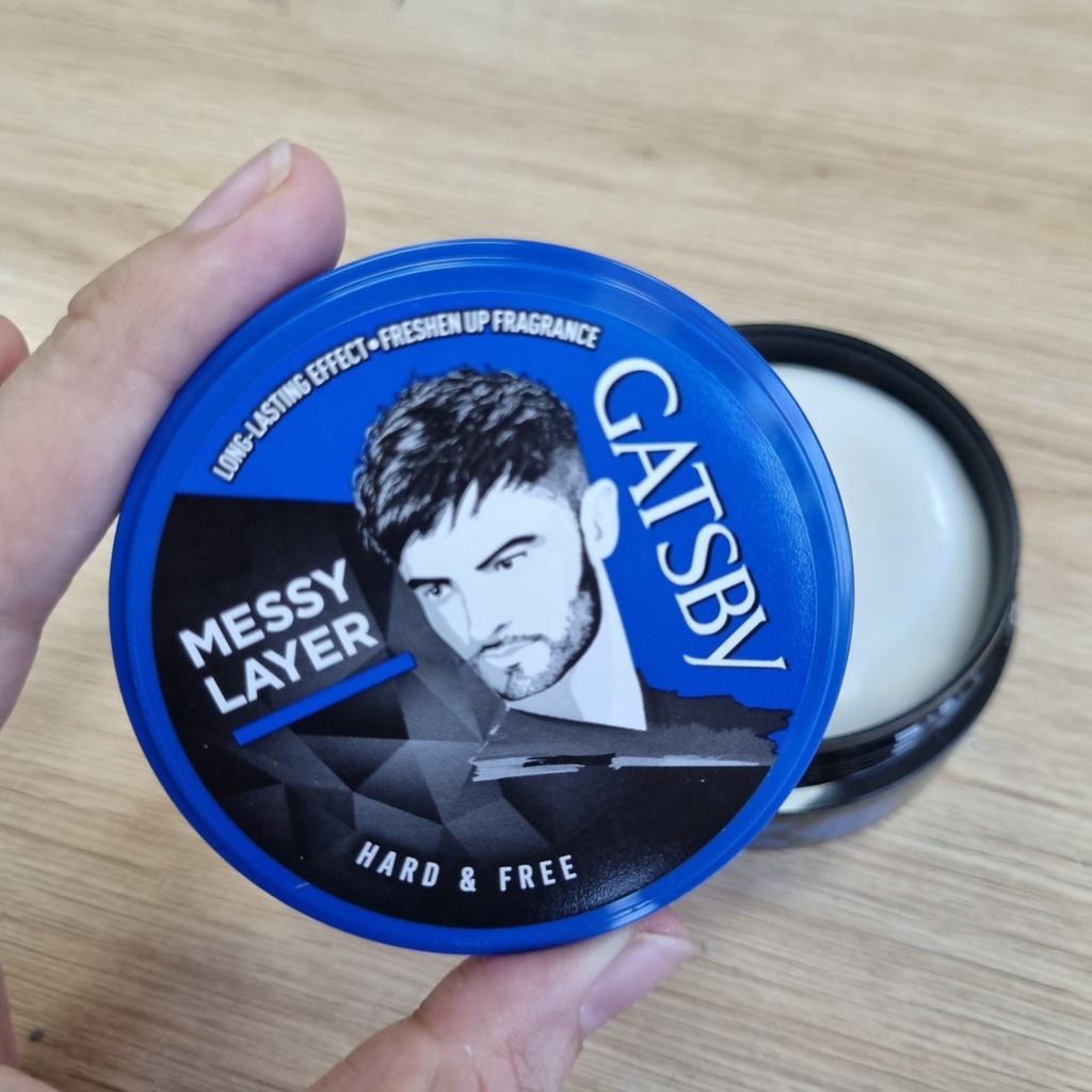 Sáp vuốt tóc nam GATSBY MESSY SCRUNCH LAYERED 75g / Keo vuốt tóc nam