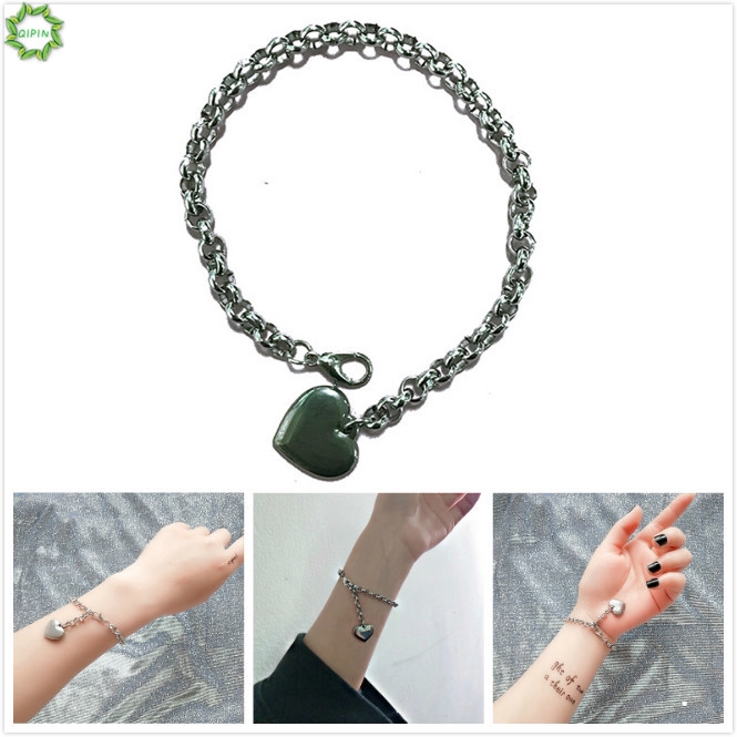 Vòng Tay Kim Loại Mặt Hình Trái Tim Thời Trang Cho Nữ | BigBuy360 - bigbuy360.vn