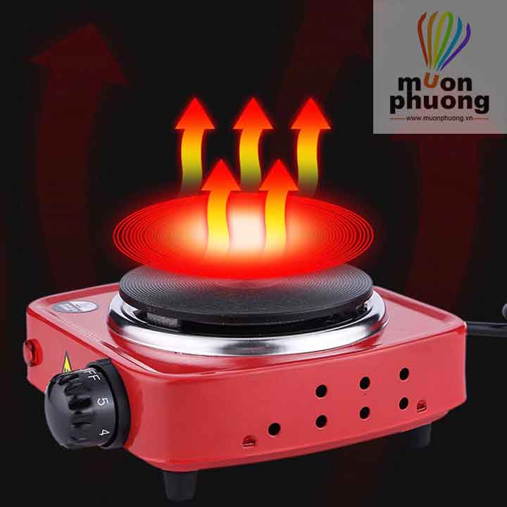 Bếp điện mini công suất 220V – 500W nhỏ gọn xinh xắn tiện dụng pha trà, pha cafe, pha mì không kén nồi -MUÔN PHƯƠNG SHOP