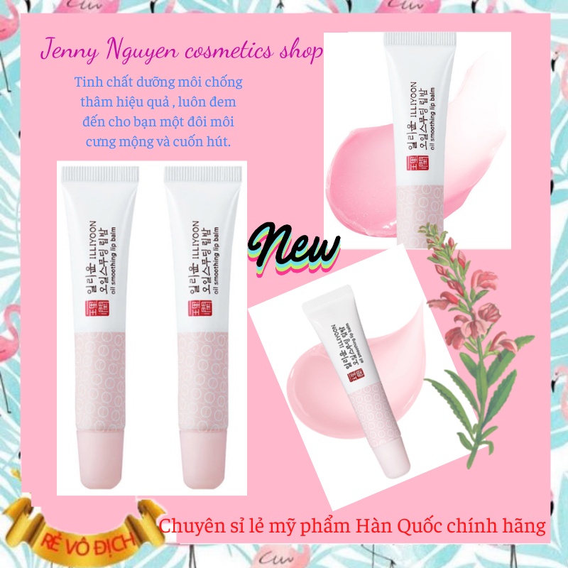 Son dưỡng mềm mịn và hồng môi Illiyoon Oil Smoothing Lip Balm dạng tuýp