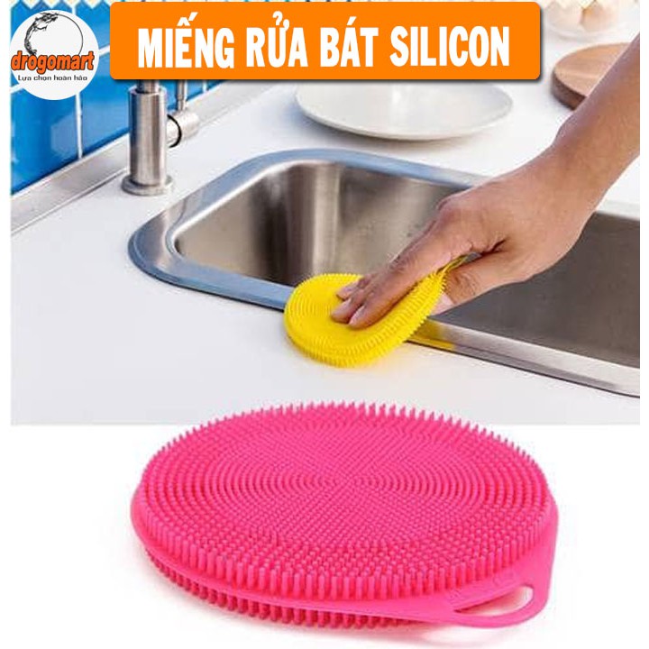 Miếng Rửa Chén Bát Silicon Siêu Bền