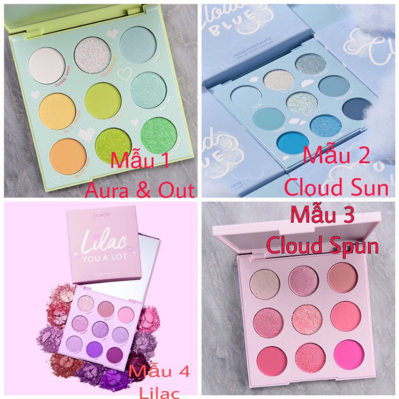 Colourpop ✨ Hình thật - Bill chính hãng- Bảng phấn mắt các loại Colourpop (Bảng màu mới)