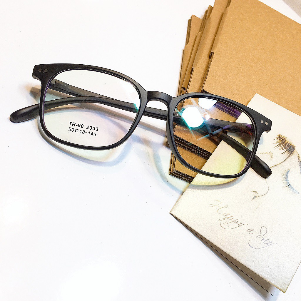 Gọng kính vuông 2333 -gọng kính giả cận thời trang nhận cắt mắt cận viễn loạn | BigBuy360 - bigbuy360.vn